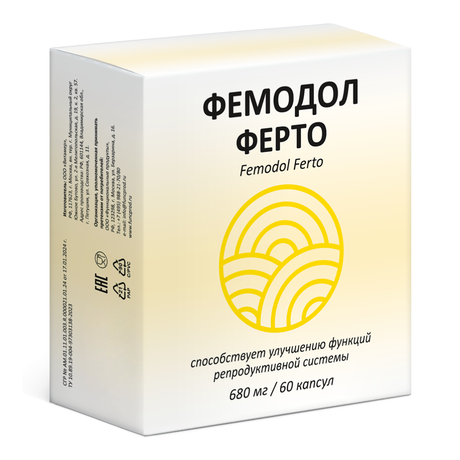 Фото Фетомол Ферто 680 мг, 60 шт.