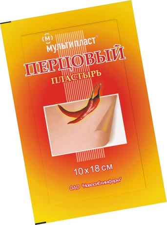 Фото Пластырь перцовый, 10 см x 18 см (без перфорации)