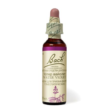 Фото Капли Баха Уотер Вайолет №34, капли гомеопатические флакон, 10 мл