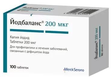 Фото Йодбаланс, таблетки 200 мкг, 100 шт.