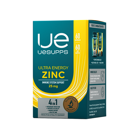 Фото UESUPPS Ультра Энерджи Цинк, капсулы, 60 шт.