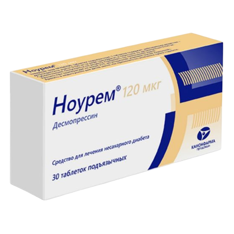 Фото Ноурем Экспресс, таблетки подъязычные 120 мкг, 30 шт.