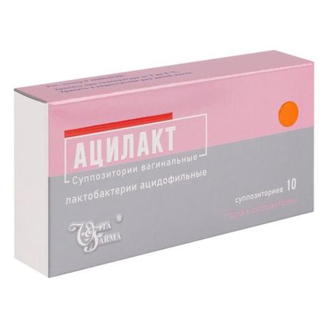 Alt Img Ацилакт, суппозитории вагинальные, 10 шт.