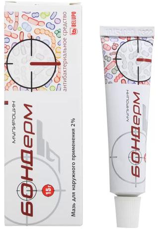 Фото Бондерм, мазь 2%, 15 г