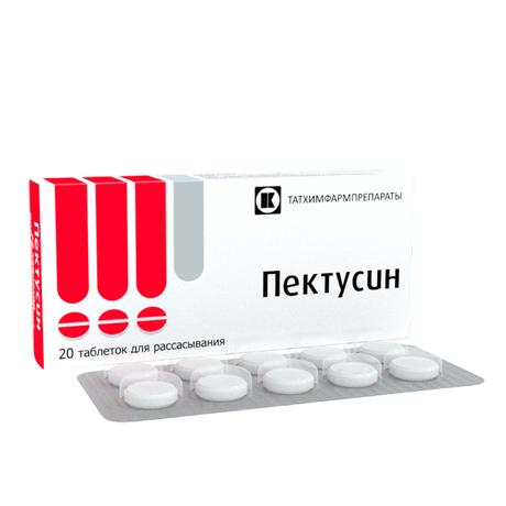 Фото Пектусин, таблетки для рассасывания, 20 шт.