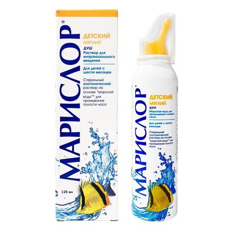 Фото МАРИСЛОР, раствор для интраназального введения Детский мягкий душ 125 мл
