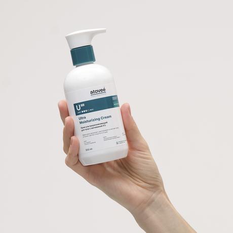 Фото Atovee Ultra, крем увлажняющий (мочевина 5%), 300 мл