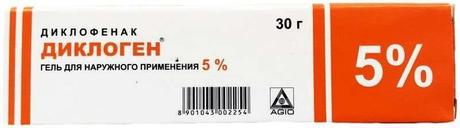 Фото Диклоген, гель 5%, 30 г