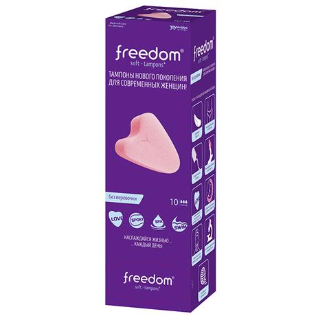 Фото Freedom Normal, тампоны без веревочки, 10 шт.