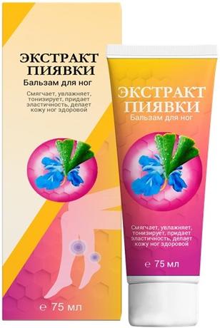 Фото «Простой рецепт», бальзам тонизирующий с экстрактом пиявки, 75 мл