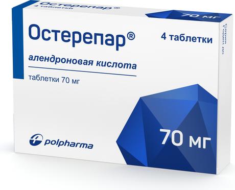 Фото Остерепар, таблетки 70 мг, 4 шт.