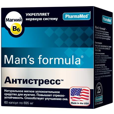 Фото Man's formula Антистресс, капсулы, 60 шт.