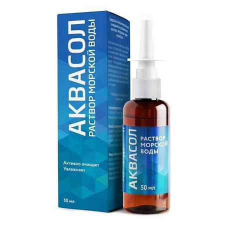 Фото АкваСол, Морская вода спрей 50 мл