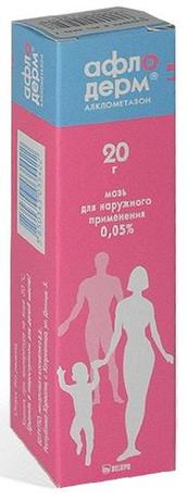 Фото Афлодерм, мазь 0.05%, 20 г