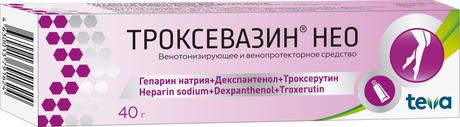 Фото Троксевазин Нео, гель, 40 г