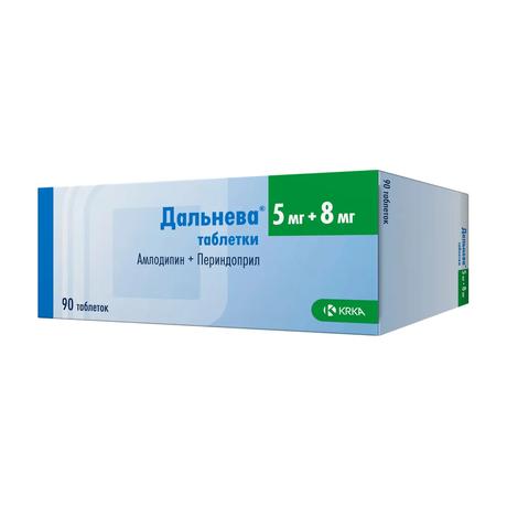Фото Дальнева, таблетки 5 мг+8 мг, 90 шт.