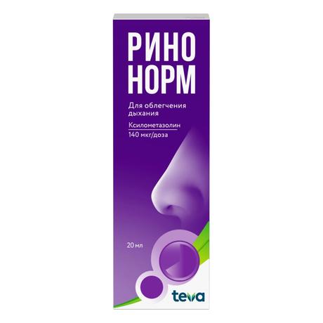 Фото Ринонорм, спрей 0.1%, 20 мл