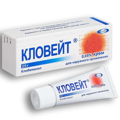 Фото Кловейт, крем для наружного применения 0,05%, 25 г