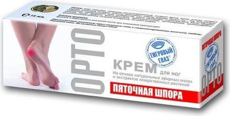 Фото Тигровый глаз Орто, крем для ног, Пяточная шпора, 75 мл