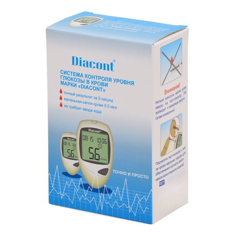 Фото Глюкометр Diacont Стандарт, 1 шт.