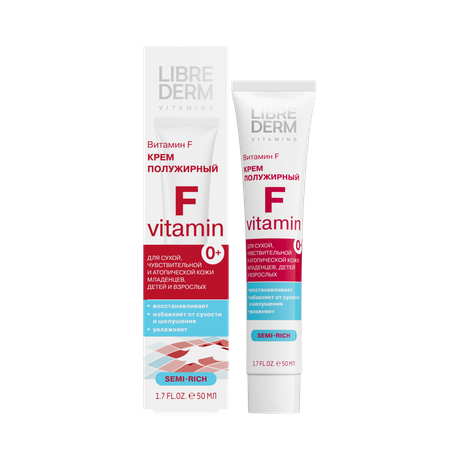 Фото Либридерм Витамин F, крем полужирный, 50 мл