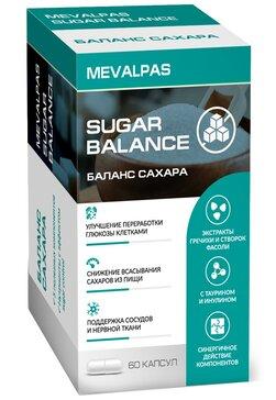 Фото Mevalpas Sugar Balance, капсулы, 60 шт.