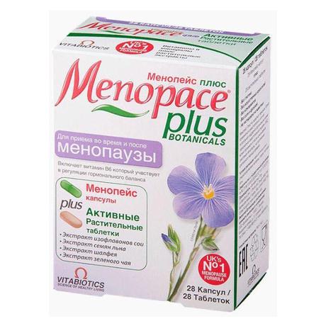 Фото Менопейс Плюс, капсулы и таблетки, 56 шт.
