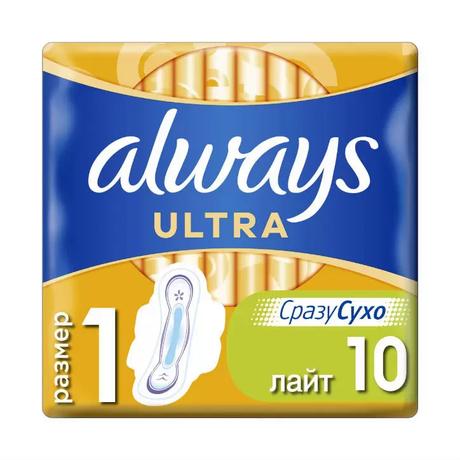 Фото Прокладки Always Ultra Light Single, 10 шт.
