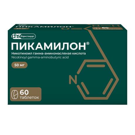 Фото Пикамилон, таблетки 50 мг, 60 шт.