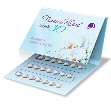 Фото ПланиЖенс гесто 30, таблетки 75 мкг + 30 мкг, 21 шт.