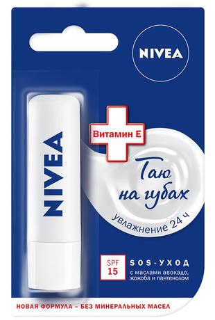 Фото Nivea Lip, Бальзам для губ SOS-уход