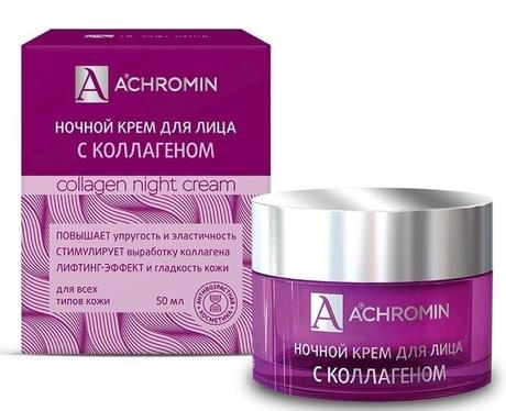 Фото Ахромин, крем для лица ночной с коллагеном, 50 мл