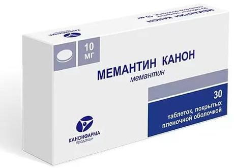Фото Мемантин Канон таблетки, покрытые пленочной оболочкой 10 мг, 30 шт.