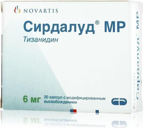 Фото Сирдалуд МР, капсулы с модиф. высвоб. 6 мг, 30 шт.