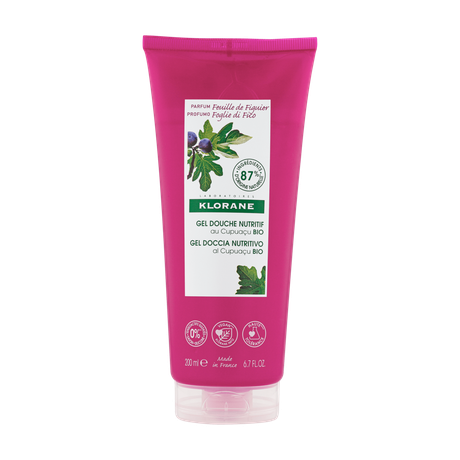 Фото Klorane Нежный инжир с органическим маслом купуасу, гель для душа питательный 200 мл