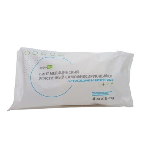 Фото  Бинт медицинский эластичный самофиксирующийся 4мх6см