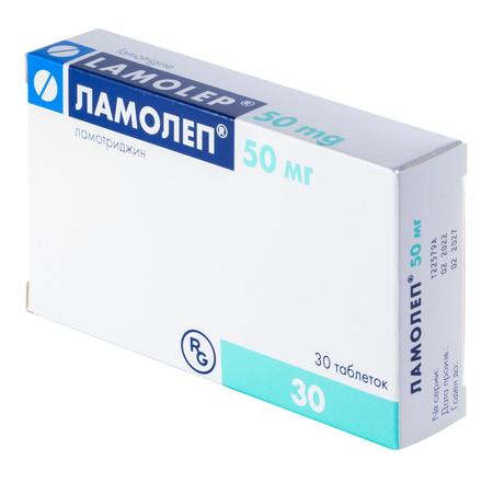 Фото Ламолеп, таблетки 50 мг, 30 шт.