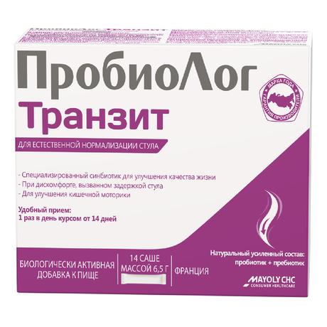 Фото ПробиоЛог Транзит, саше-пакет, 6,5 г, 14 шт.
