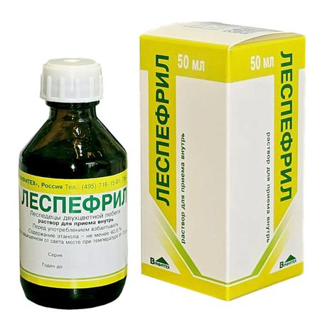 Фото Леспефрил, раствор для внутреннего применения флакон 50 мл, 1 шт.