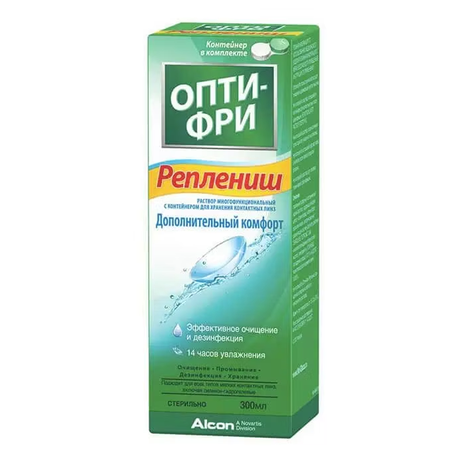 Фото Раствор для линз Опти-Фри Реплениш, 300 мл