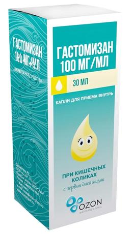Фото Гастомизан, капли для приема внутрь 100 мг/мл, 30 мл