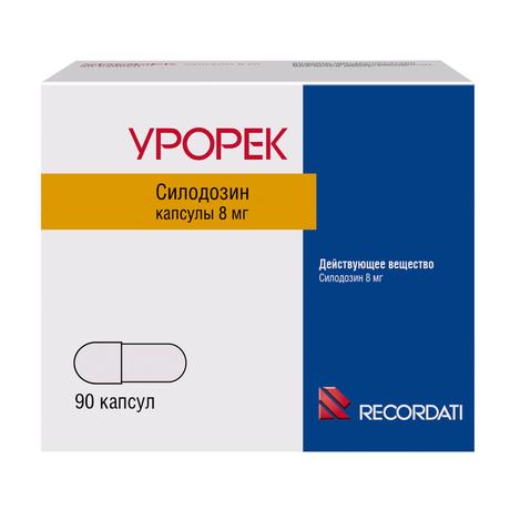 Фото Урорек, капсулы 8 мг, 90 шт.