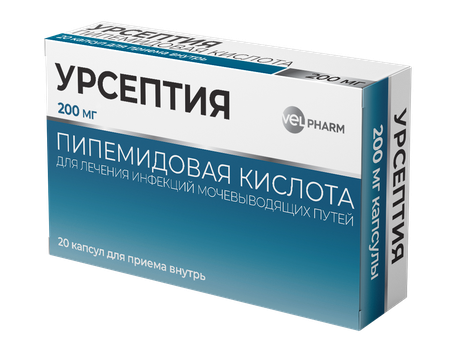 Фото Урсептия, капсулы 200 мг, 20 шт.