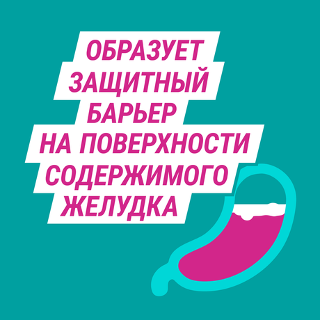Фото Гевискон Двойное Действие, суспензия (мята), саше 10 мл, 12 шт.