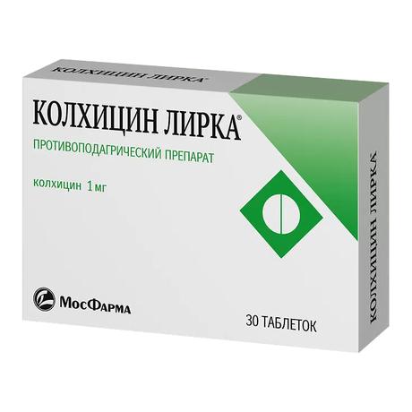 Фото Колхицин лирка, таблетки 1 мг, 30 шт.