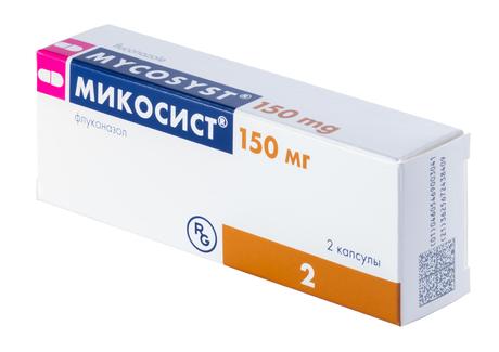 Фото Микосист, капсулы 150 мг, 2 шт.