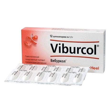 Фото Вибуркол, суппозитории ректальные, 12 шт.