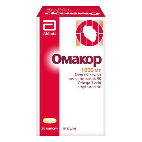 Фото Омакор, капсулы 1000 мг, 28 шт.