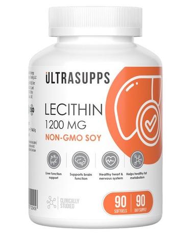 Фото UltraSupps Лецитин капсулы 1200 мг 1850 мг №90