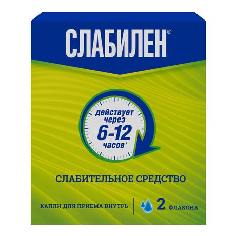 Фото Слабилен 7,5 мг/мл, капли для приема внутрь флакон/капельница 15 мл, 2 шт.
